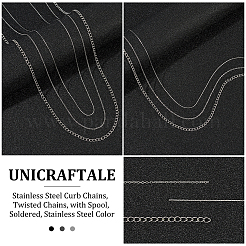 3 stile catene a maglie in acciaio inossidabile 304&nbsp;CHS-UN0001-24