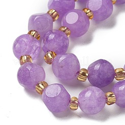 Natürliche Lavendel-Amethyst-Perlenstränge&nbsp;G-K387-A14-01