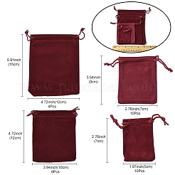 30 bolsa de terciopelo rectangular.&nbsp;TP-FS0001-02B