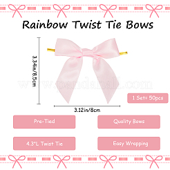 Nœud papillon en polyester&nbsp;DIY-WH20001-46D
