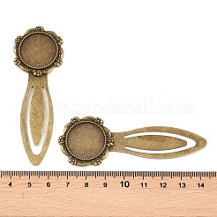 Eisen Lesezeichen Cabochon Fassung&nbsp;X-PALLOY-S033-09AB-NR