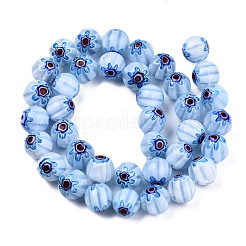 Fili di perline di vetro millefiori fatto a mano&nbsp;LK-T001-10H