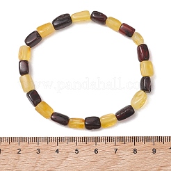 Stretcharmbänder aus natürlichem Bernstein für Damen und Herren&nbsp;BJEW-JB13647