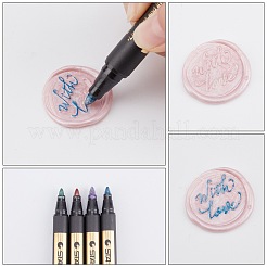 8 Stück 4 Farben Metallic-Marker Farben Stifte&nbsp;AJEW-CP0002-41B