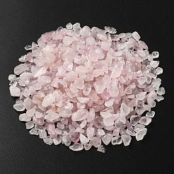 Natürlichen Rosenquarz Chip-Perlen&nbsp;G-YW0002-10
