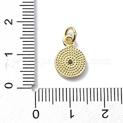 Pendenti con micro pavè in ottone a tema stella con zirconi trasparenti&nbsp;KK-H475-52G-02