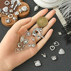 30 pièces 15 styles d'ensembles de pendentifs en acrylique et en plastique&nbsp;FIND-YW0004-63