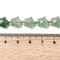 Natürliche grüne Erdbeere Quarzperlen Stränge&nbsp;G-Z080-A32-10mm