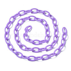 Chaînes de câble acryliques opaques faites à la main&nbsp;KY-N014-001F