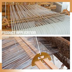 4 x Strickwebstuhlhalter aus Holz&nbsp;DIY-BC0015-93