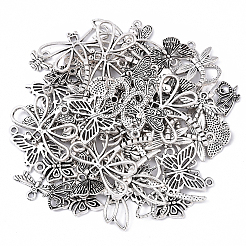 60 pièces 12 styles pendentifs en alliage de style tibétain&nbsp;TIBEP-YW0002-13