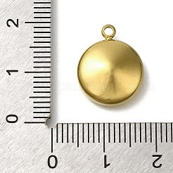 Ionenplattierung (IP) 304 Edelstahl Anhänger Cabochon-Einstellungen&nbsp;STAS-I310-28G