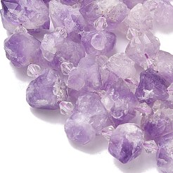 Rohe raue natürliche Amethystperlenstränge&nbsp;G-L642-D04-01