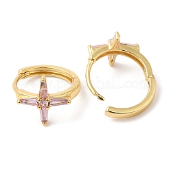 Manschettenohrringe mit kreuzförmigen Zirkonia-Steinen&nbsp;EJEW-G348-16G-03