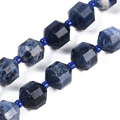Chapelets de perles en sodalite naturelle&nbsp;G-O201B-112G