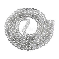 Colliers de perles acryliques imitation œil de chat&nbsp;OACR-Q197-01A-02