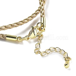 Fabrication de colliers tressés en cordon polyester&nbsp;MAK-L043-03G-33