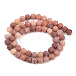 Chapelets de perles en aventurine rose naturel&nbsp;LS-G-G716-01-6mm