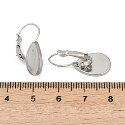 Ohrringbeschläge aus Edelstahl 316 mit Klapphebel&nbsp;STAS-Q353-03B-P