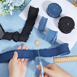 6 Stück 6-farbiges Jeansstoffband&nbsp;DIY-CY0003-63