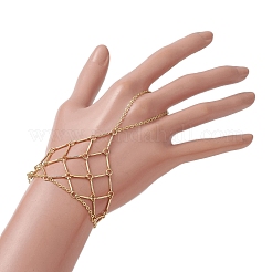 Messing-Kabelketten-Ringarmbänder für Frauen&nbsp;BJEW-JB11484-01