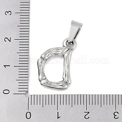 Anlaufgeschützte Anhänger aus 304er Edelstahl&nbsp;STAS-F235-01P-D
