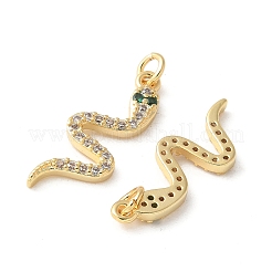 Pendentifs en laiton zircon cubique transparent&nbsp;KK-Q031-41G-02