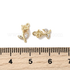 Pendentifs avec zircon cubiques à micro-pavés en laiton&nbsp;KK-A275-04A-G