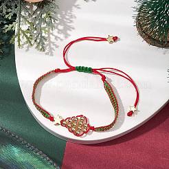 Sapin de Noël en laiton et perles de rocaille en verre Miyuki&nbsp;BJEW-MZ00089