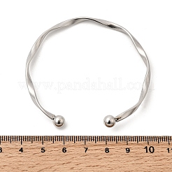 304 Edelstahl-Armreife für Damen&nbsp;BJEW-D407-01P