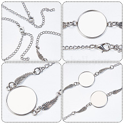 DIY-Kits zur Herstellung von Panzerkettenarmbändern aus Edelstahl 304&nbsp;BJEW-DR00014