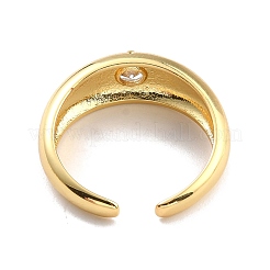 Klarer Solitärring mit Zirkonia&nbsp;RJEW-C018-23G