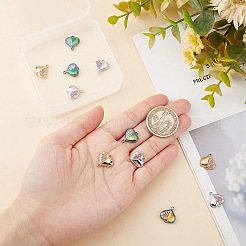 12 Stück 3 Farben 304 Edelstahl Strass-Anschluss-Charms&nbsp;STAS-CA0001-86