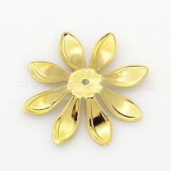 8 fer -petal bouchons fleurs de perles&nbsp;IFIN-M008-01G