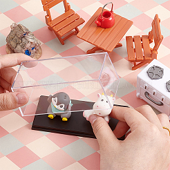 Transparente Acrylspielzeug-Actionfiguren-Displayboxen&nbsp;ODIS-WH0030-73