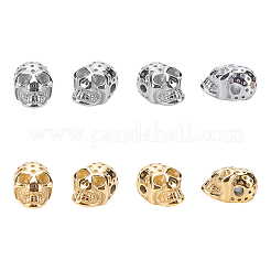 8 pz 2 perline di Halloween in acciaio inossidabile 304&nbsp;STAS-UN0024-42