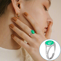 Composants de bague réglables en 925 argent sterling&nbsp;STER-BC0003-89A