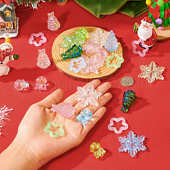 Kits de accesorios para colgantes y eslabones acrílicos navideños DIY&nbsp;DIY-TA0011-24
