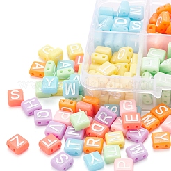 240 Stück 8 Farben undurchsichtige Acryl-Mehrstrang-Glieder&nbsp;MACR-YW0001-45