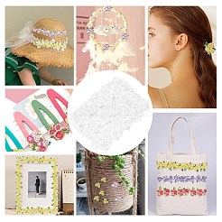 5 Yards Organza-Spitzenstickerei Kostümzubehör&nbsp;DIY-GF0005-18C