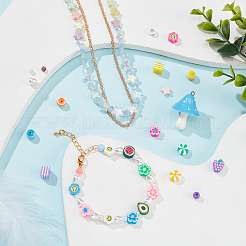 Kit per la creazione di collane di bracciali color caramello fai da te&nbsp;DIY-PH0009-40