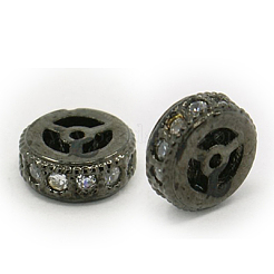 Perline in ottone zirconi&nbsp;ZIRC-F001-111
