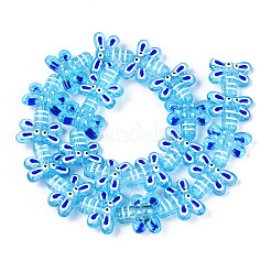 Perles en émail faites à la main&nbsp;LAMP-T023-26D