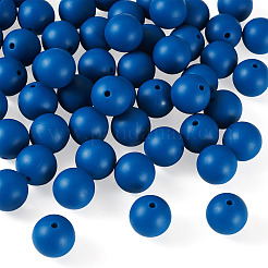 50pcs perles de silicone écologiques de qualité alimentaire&nbsp;SIL-TADJ0001-03G