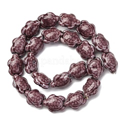Chapelets de perles en porcelaine manuelle&nbsp;LAMP-G140-02K