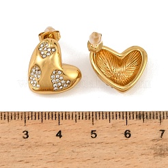 Ohrstecker aus Edelstahl 304 mit Zirkonia für Damen&nbsp;SA-CBAF36C-06A-G