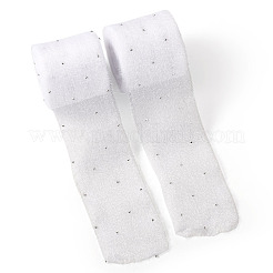 2 rouleau de ruban en polyester thermocollant à strass et bords francs&nbsp;OCOR-TA0003-95H