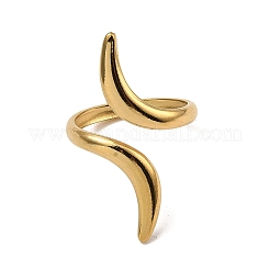 Anelli polsini aperti in acciaio inossidabile 304&nbsp;RJEW-Z018-02G