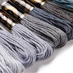 8 Knäuel 8 Farben 6-lagiges Polyester-Stickgarn&nbsp;OCOR-M009-01A-05