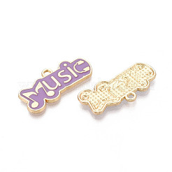 Pendentifs d'émail en alliage&nbsp;ENAM-T024-30M-G